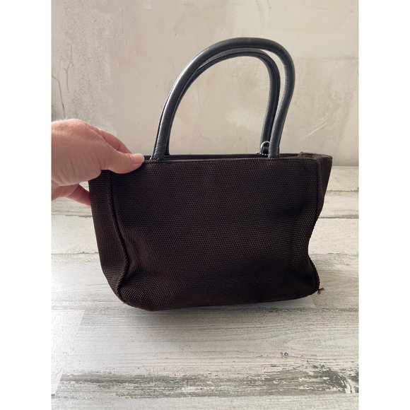 Nine West brown short handled zippered bag - Picture 3 of 9